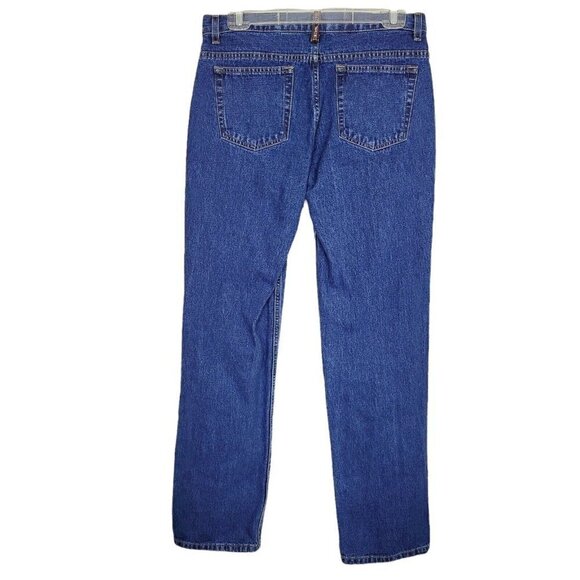 Vintage DKNY Sz 6 Women's Straight Jeans Med Wash Mid Rise Y2K No Stretch EUC - Picture 2 of 10